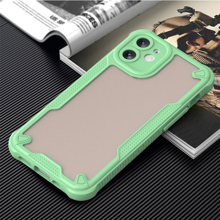 For iPhone 11 Armor Glaze PC Hybrid TPU Phone Case(Green) by buy2fix