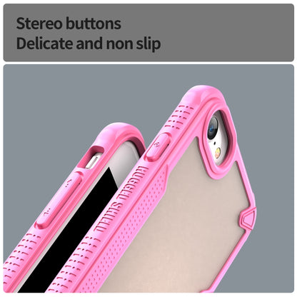 For iPhone 7 Armor Glaze PC Hybrid TPU Phone Case(Pink) by buy2fix