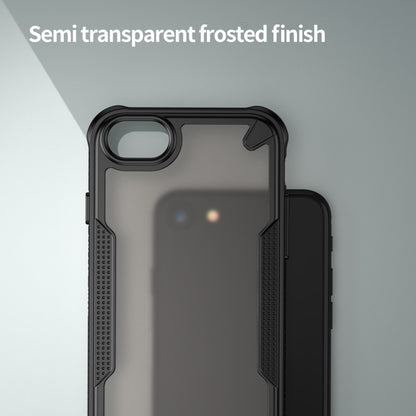 For iPhone 7 Armor Glaze PC Hybrid TPU Phone Case(Black) by buy2fix