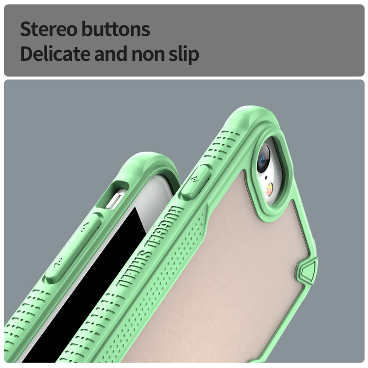 For iPhone 8 Armor Glaze PC Hybrid TPU Phone Case(Green) by buy2fix