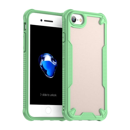 For iPhone SE 2020 Armor Glaze PC Hybrid TPU Phone Case(Green) by buy2fix
