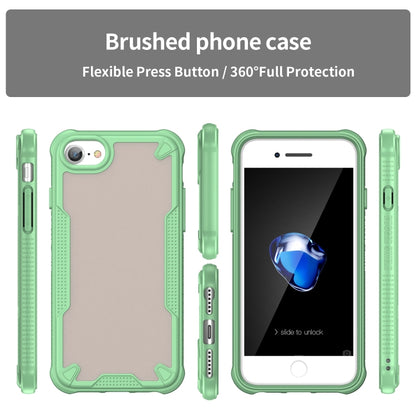 For iPhone SE 2020 Armor Glaze PC Hybrid TPU Phone Case(Green) by buy2fix