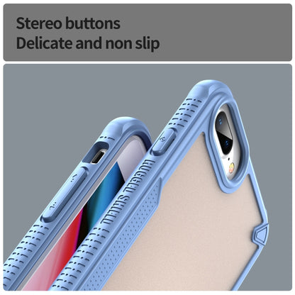 For iPhone 7 Plus Armor Glaze PC Hybrid TPU Phone Case(Blue) by buy2fix