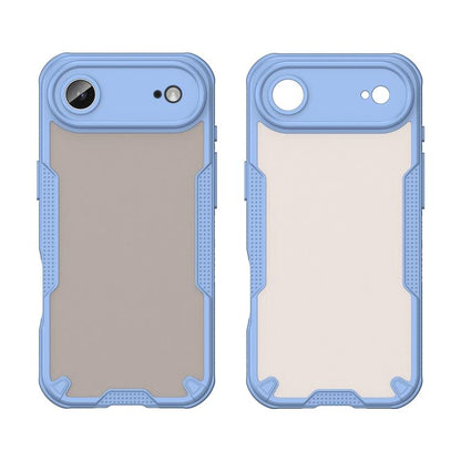 For iPhone Air Armor Glaze PC Hybrid TPU Phone Case(Blue) - iPhone Air Cases by buy2fix | Online Shopping UK | buy2fix