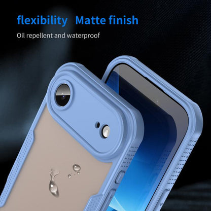 For iPhone Air Armor Glaze PC Hybrid TPU Phone Case(Blue) - iPhone Air Cases by buy2fix | Online Shopping UK | buy2fix