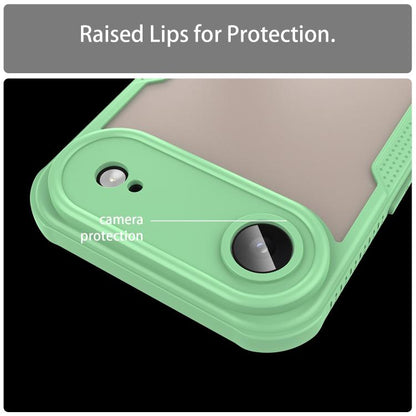For iPhone Air Armor Glaze PC Hybrid TPU Phone Case(Green) - iPhone Air Cases by buy2fix | Online Shopping UK | buy2fix