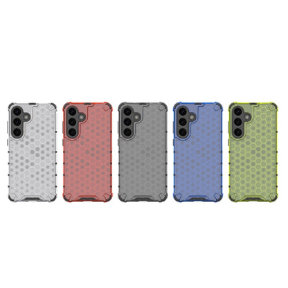 For Samsung Galaxy S25+ 5G Honeycomb Shockproof Phone Case(Blue) by buy2fix