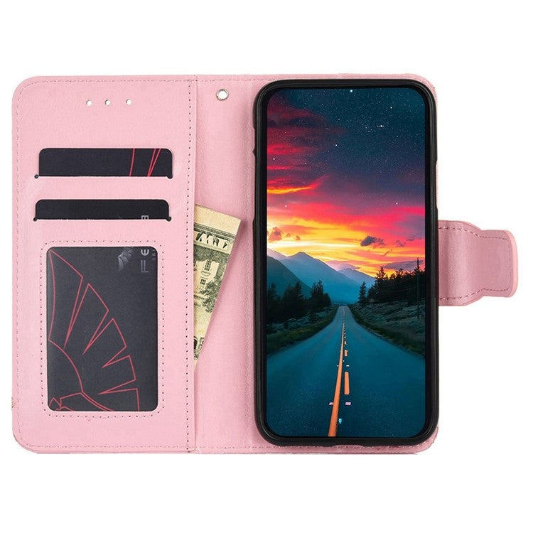 For iPhone 16 Plus Crystal Texture Leather Phone Case(Pink) by buy2fix
