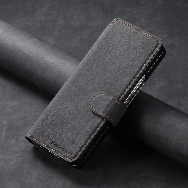 For Samsung Galaxy Z Fold5 CaseNeo MagSafe RFID Anti-theft Retro Leather Phone Case(Black) - Galaxy Z Fold5 Cases by CaseNeo | Online Shopping UK | buy2fix