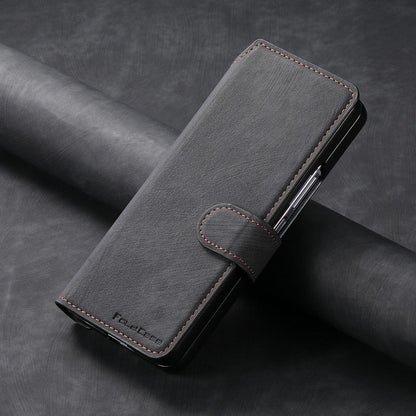 For Samsung Galaxy Z Fold5 CaseNeo MagSafe RFID Anti-theft Retro Leather Phone Case(Black) - Galaxy Z Fold5 Cases by CaseNeo | Online Shopping UK | buy2fix