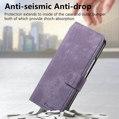 For Samsung Galaxy Z Fold4 CaseNeo MagSafe RFID Anti-theft Retro Leather Phone Case(Purple) - Galaxy Z Fold4 5G Cases by CaseNeo | Online Shopping UK | buy2fix