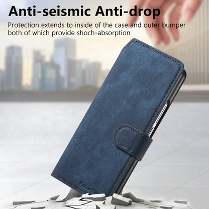 For Samsung Galaxy Z Fold3 CaseNeo MagSafe RFID Anti-theft Retro Leather Phone Case(Blue) - Galaxy Phone Cases by CaseNeo | Online Shopping UK | buy2fix
