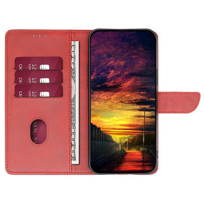 For iPhone 16 Pro Calf Texture Buckle Flip Leather Phone Case(Red) - iPhone 16 Pro Cases by buy2fix | Online Shopping UK | buy2fix