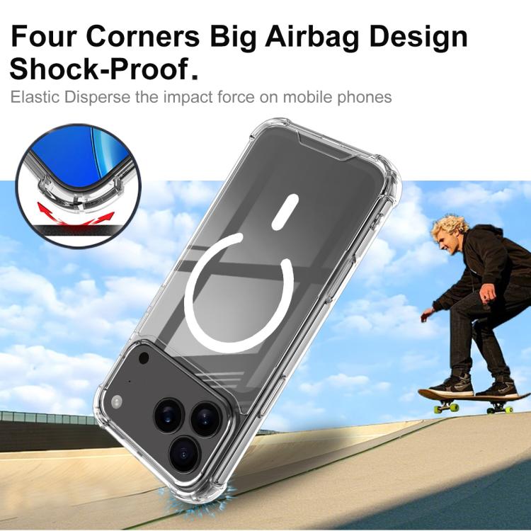 For iPhone 17 Pro IMAK Space Shield PC + TPU Airbag Shockproof MagSafe Phone Case(Transparent) - iPhone 17 Pro Cases by imak | Online Shopping UK | buy2fix