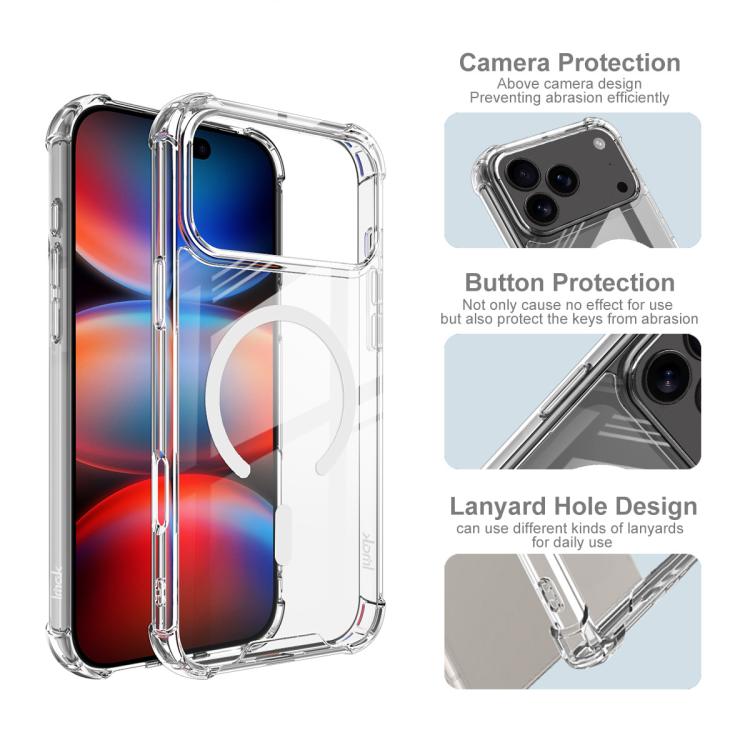For iPhone 17 Pro IMAK Space Shield PC + TPU Airbag Shockproof MagSafe Phone Case(Transparent) - iPhone 17 Pro Cases by imak | Online Shopping UK | buy2fix
