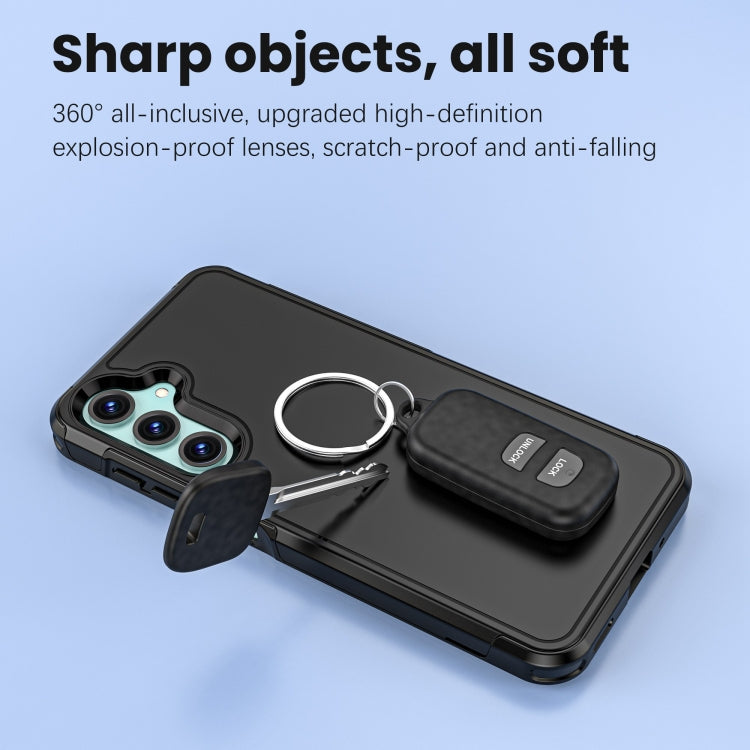 For Samsung Galaxy A16 5G / 4G RedPepper Box PC Hybrid TPU Phone Case(Black) - Galaxy Phone Cases by RedPepper | Online Shopping UK | buy2fix