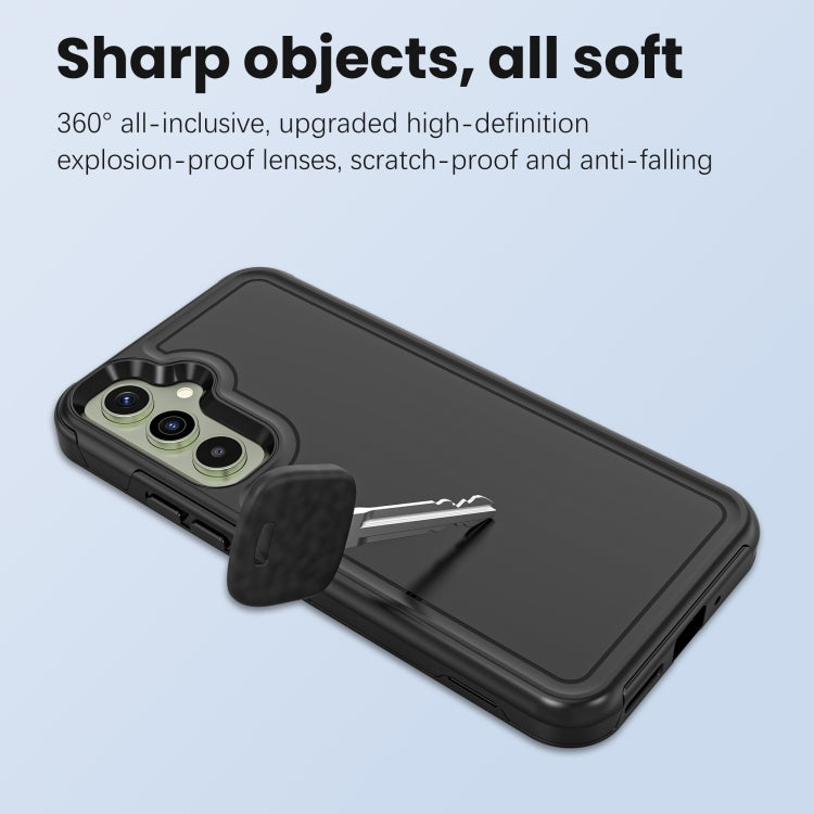 For Samsung Galaxy A54 5G RedPepper Box PC Hybrid TPU Phone Case(Black) - Galaxy Phone Cases by RedPepper | Online Shopping UK | buy2fix