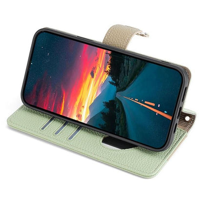 For iPhone 16e Crossbody Litchi Texture Leather Phone Case(Green) - iPhone 16e Cases by buy2fix | Online Shopping UK | buy2fix