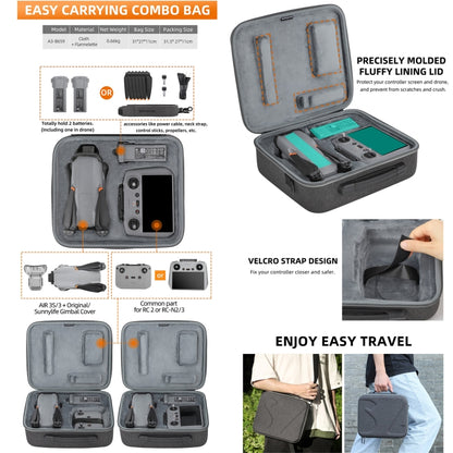 Sunnylife Carrying Case Bag, Model:B657 For DJI RC 2 / 1 Control Bag - Backpacks & Bags by Sunnylife | Online Shopping UK | buy2fix