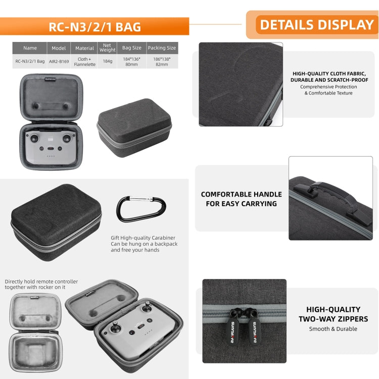 Sunnylife Carrying Case Bag, Model:A3-B660 Batteries Bag - Backpacks & Bags by Sunnylife | Online Shopping UK | buy2fix