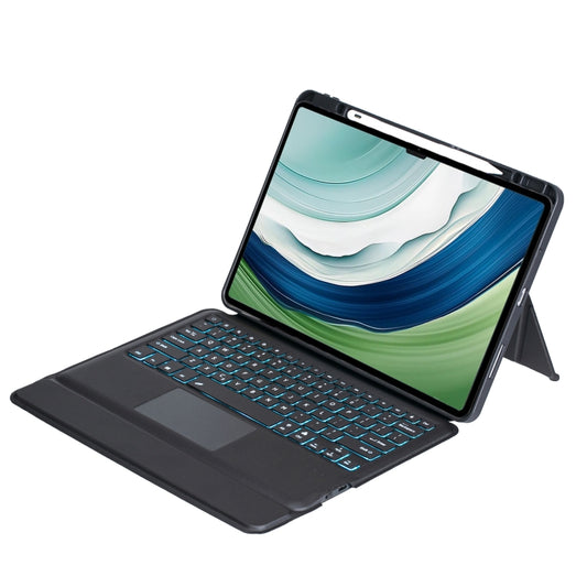 For Huawei MatePad Pro 13.2 2025 / 2023 Detachable Backlit Bluetooth Keyboard Leather Case with Touchpad(Black) by buy2fix