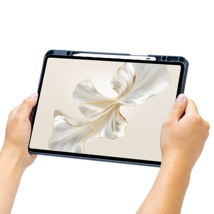 For Honor Pad 9 Pro / Pad V8 Pro Detachable Backlit Bluetooth Keyboard Leather Case with Touchpad(Black) by buy2fix