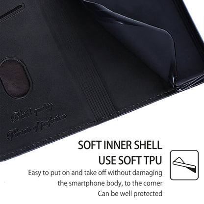 For iPhone 16 Cow Texture Magnetic Leather Phone Case(Black) by buy2fix