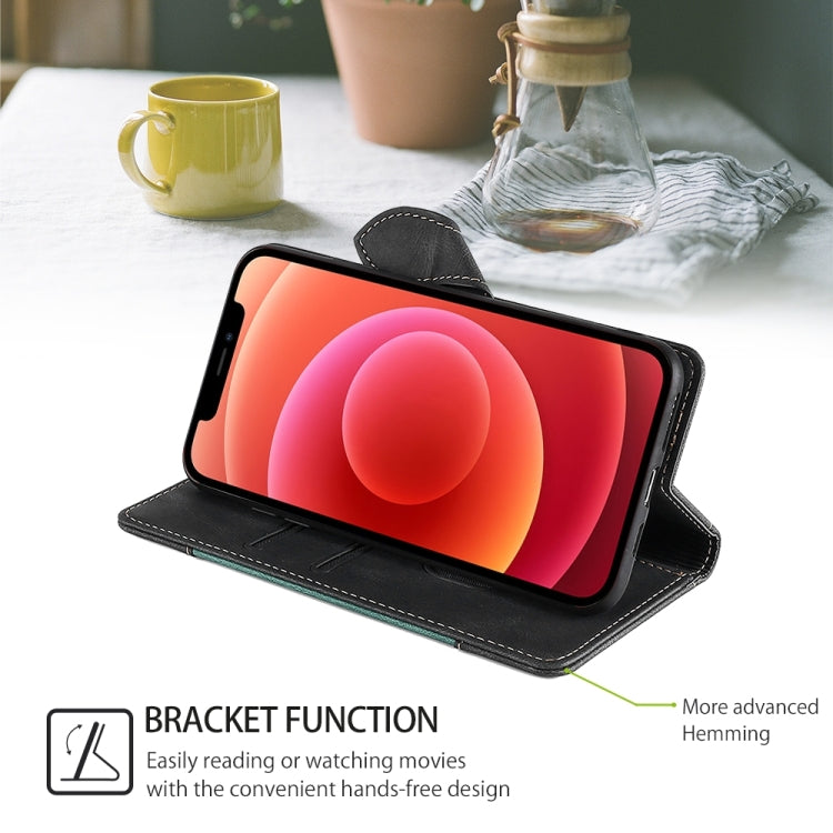 For iPhone 16 Plus Skin Feel Magnetic Buckle Leather Phone Case(Black) by buy2fix