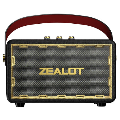 Zealot MT01 Retro Card Portable Wireless Bluetooth Speaker(Black) - Desktop Speaker by ZEALOT | Online Shopping UK | buy2fix