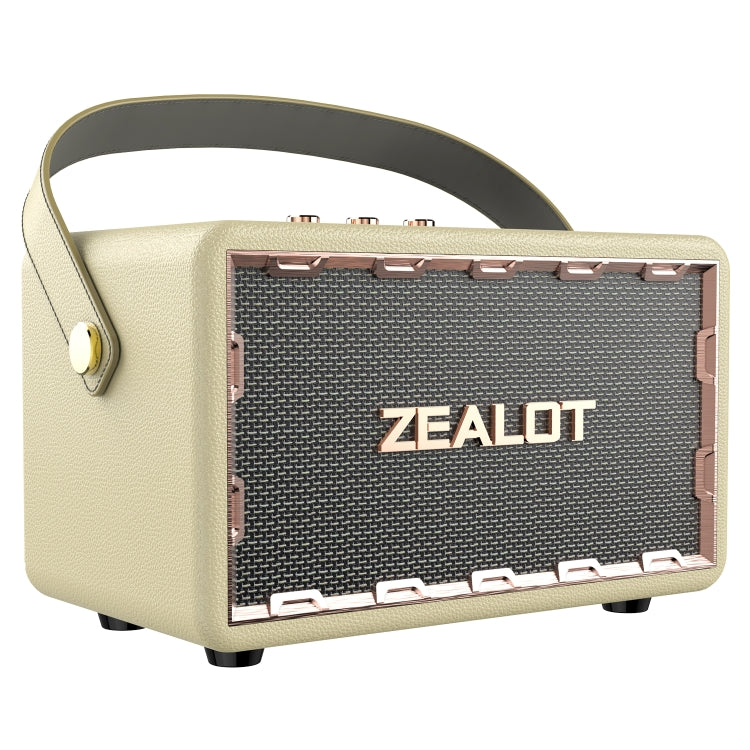 Zealot MT01 Retro Card Portable Wireless Bluetooth Speaker(White) - Desktop Speaker by ZEALOT | Online Shopping UK | buy2fix