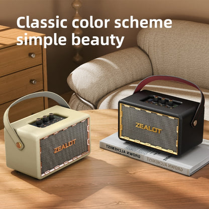 Zealot MT01 Retro Card Portable Wireless Bluetooth Speaker(Black) - Desktop Speaker by ZEALOT | Online Shopping UK | buy2fix