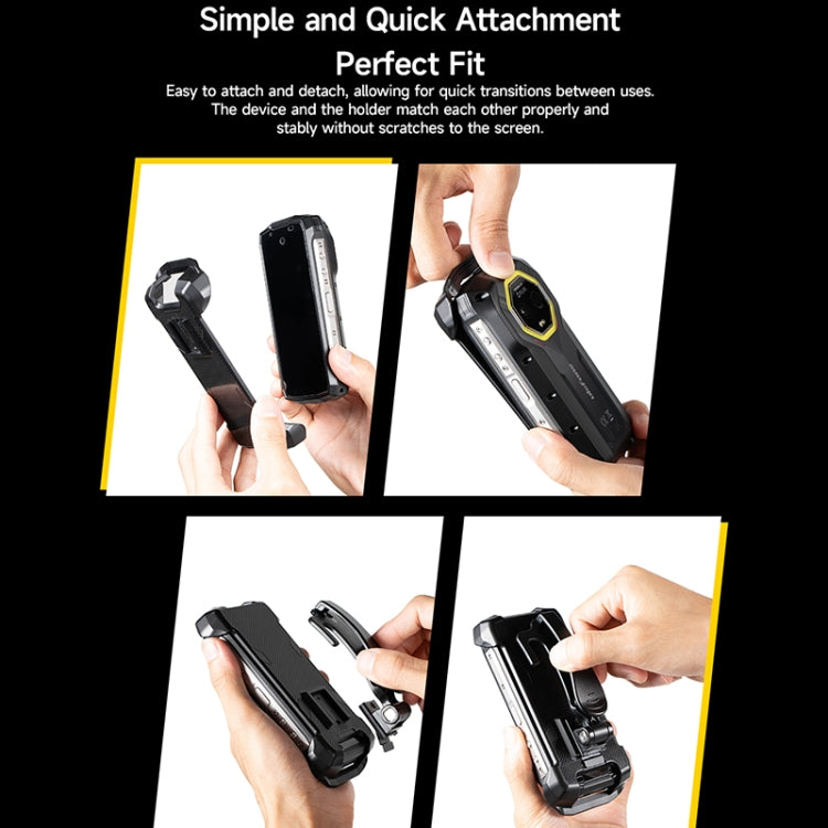 For Ulefone Armor mini 20T Pro / 20 Pro Ulefone Back Clip Phone Case(Black) by Ulefone