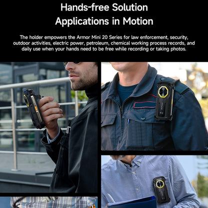 For Ulefone Armor mini 20T Pro / 20 Pro Ulefone Back Clip Phone Case(Black) by Ulefone