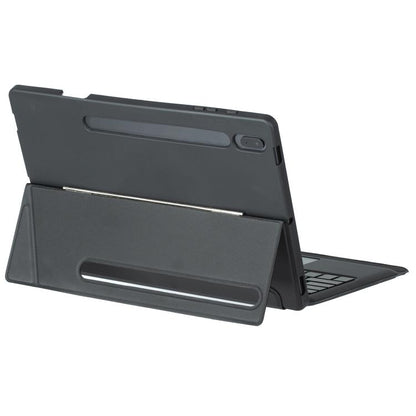 For Samsung Galaxy Tab S10+ / S9 FE+ / S9+ Detachable Backlit Bluetooth Keyboard Leather Case with Touchpad(Black) by buy2fix