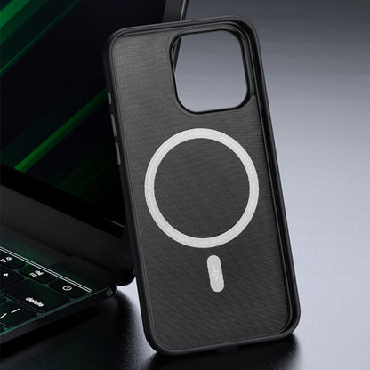 For iPhone 16 Pro TOTU PC-17 Mulsanne Series Plain Leather MagSafe Magnetic Phone Case(Gold) by TOTUDESIGN