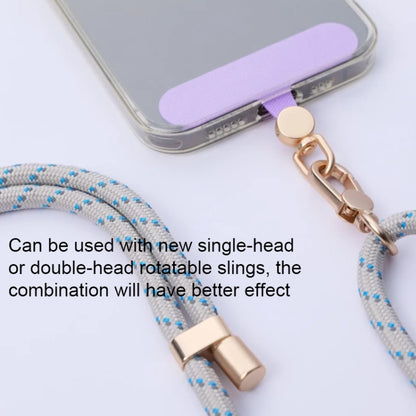 360 Degree Rotation Mobile Phone Lanyard Fixing Gasket(Mist Blue) - Lanyards & Wrist Straps by buy2fix | Online Shopping UK | buy2fix