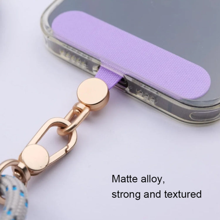 360 Degree Rotation Mobile Phone Lanyard Fixing Gasket(Mist Blue) - Lanyards & Wrist Straps by buy2fix | Online Shopping UK | buy2fix