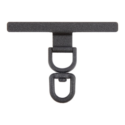 360 Degree Rotation T-shape Metal Mobile Phone Lanyard Fixing Gasket(Black) - Lanyards & Wrist Straps by buy2fix | Online Shopping UK | buy2fix