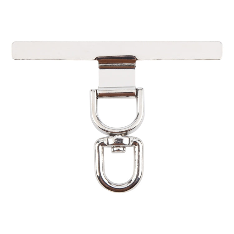 360 Degree Rotation T-shape Metal Mobile Phone Lanyard Fixing Gasket(Silver) - Lanyards & Wrist Straps by buy2fix | Online Shopping UK | buy2fix