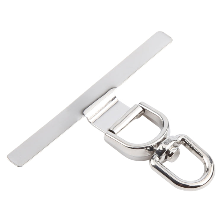 360 Degree Rotation T-shape Metal Mobile Phone Lanyard Fixing Gasket(Silver) - Lanyards & Wrist Straps by buy2fix | Online Shopping UK | buy2fix