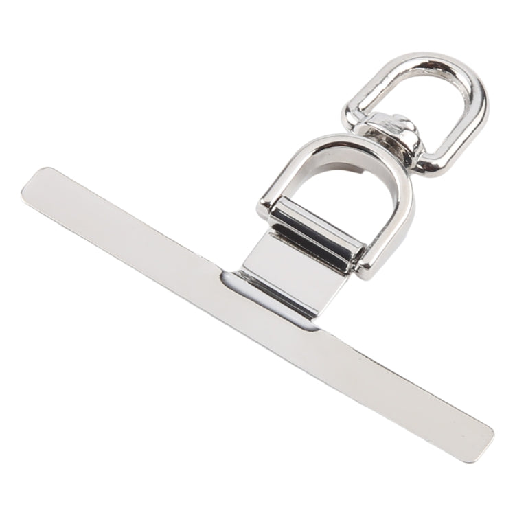 360 Degree Rotation T-shape Metal Mobile Phone Lanyard Fixing Gasket(Silver) - Lanyards & Wrist Straps by buy2fix | Online Shopping UK | buy2fix