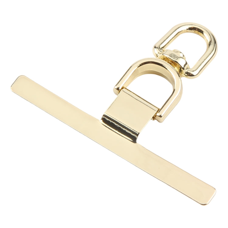 360 Degree Rotation T-shape Metal Mobile Phone Lanyard Fixing Gasket(Gold) - Lanyards & Wrist Straps by buy2fix | Online Shopping UK | buy2fix