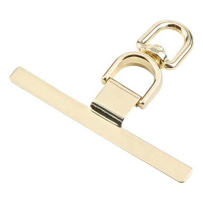 360 Degree Rotation T-shape Metal Mobile Phone Lanyard Fixing Gasket(Gold) - Lanyards & Wrist Straps by buy2fix | Online Shopping UK | buy2fix