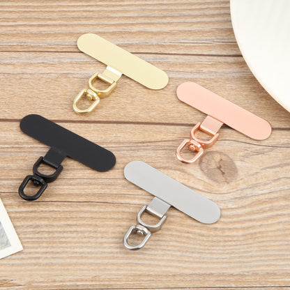 360 Degree Rotation Oval Metal Mobile Phone Lanyard Fixing Gasket(Silver) - Lanyards & Wrist Straps by buy2fix | Online Shopping UK | buy2fix