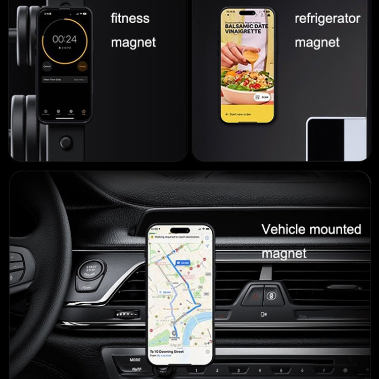 For iPhone 12 Pro Max Frosted MagSafe Magnetic Rotating Ring Holder Phone Case(Black) - iPhone 12 Pro Max Cases by buy2fix | Online Shopping UK | buy2fix