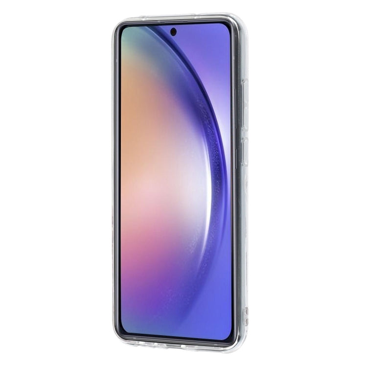 For Samsung Galaxy S25+ 5G Christmas Painted Pattern TPU Transparent Phone Case(Snowman) by buy2fix