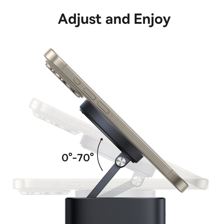 Baseus MagPro Series II 7 in 1 HUB Docking Station Magnetic Wireless Charger 15W(Black) - USB HUB by Baseus | Online Shopping UK | buy2fix