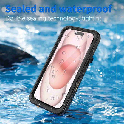 For iPhone 16 RedPepper IP68 Waterproof Triple-proof Phone Case(Black) by RedPepper