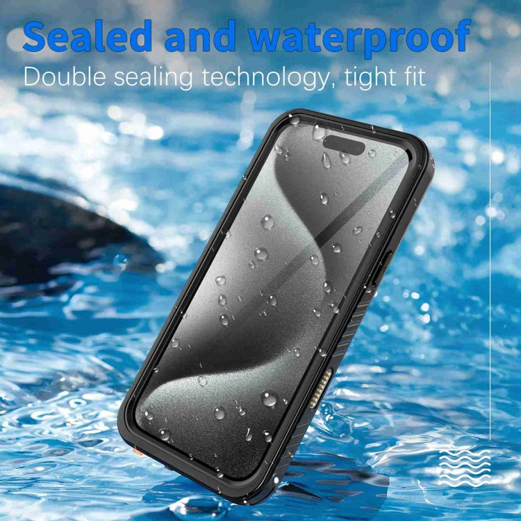 For iPhone 16 Pro RedPepper IP68 Waterproof Triple-proof Phone Case(Black) by RedPepper