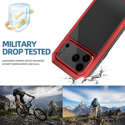 For iPhone 17 Pro Max RedPepper Triple-proof Metal Phone Case(Red) - iPhone 17 Pro Max Cases by RedPepper | Online Shopping UK | buy2fix